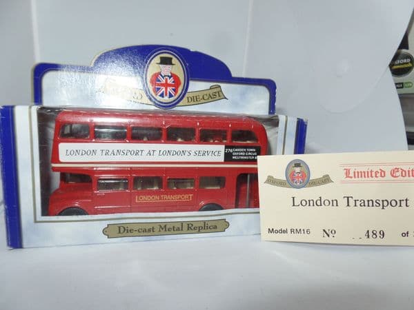 Oxford 76RM016 RM16 1/76 OO Scale London Routemaster Bus Transport At Service 276 Streatham
