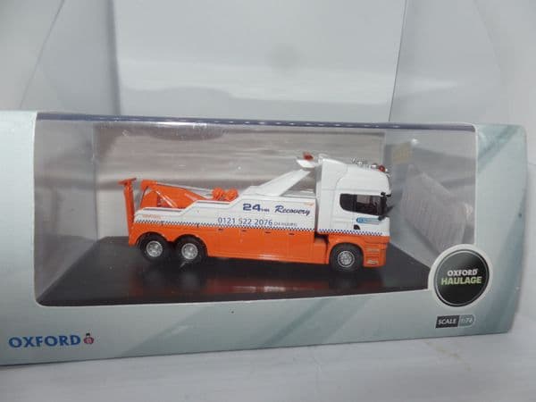 Oxford 76SCA01REC SCA01REC 1/76 OO Scale Scania R Series Topline Boniface  RS Recovery