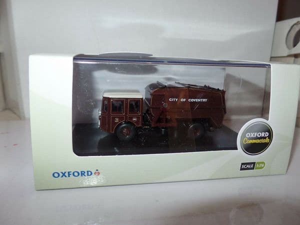 Oxford 76SD004 SD004 1/76 OO Scale Shelvoke Drewrey Dustcart Coventry