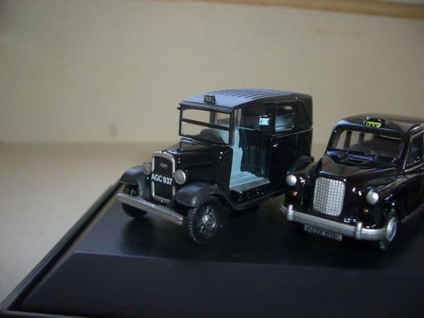Oxford 76SET09 SET 09 3 x London Taxis TaxiCabs Cabs FX TX & AT Black NC