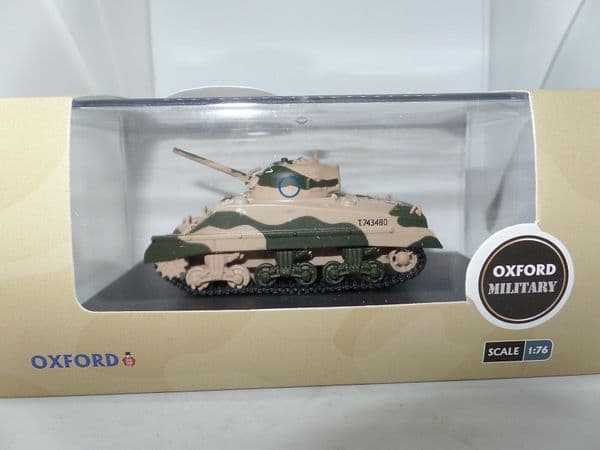 Oxford 76SM001 SM001 1/76 OO Sherman Tank Mk III 10th Armoured Division 1942