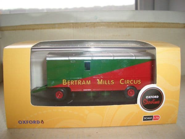 Oxford 76STR001 STR001 1/76 OO Scale Showmans Trailer Bertam Mills Circus