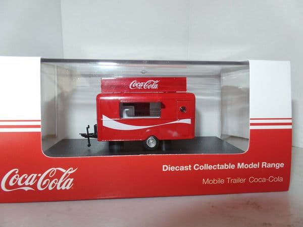 Oxford 76TR015 TR015 TR015CC 1/76 OO Scale Mobile Trailer Coca Cola Red