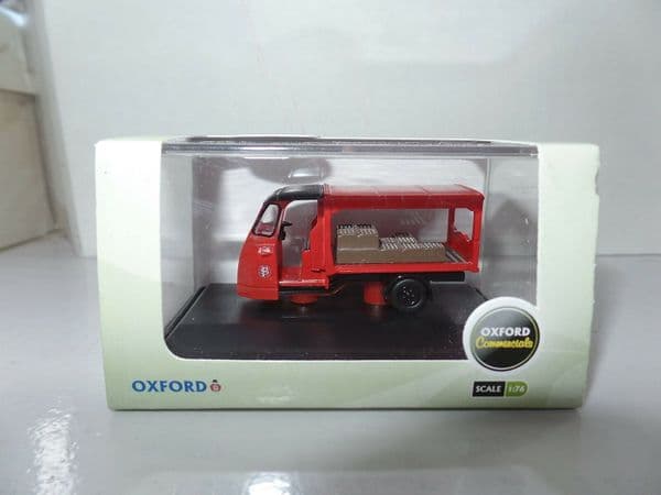 Oxford 76WE009 WE009 1/76 OO Scale Milk Float Scottish Farm Farmers Red