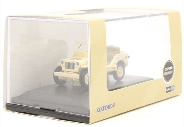 Oxford 76WMB007 WMB007 Willys Jeep MB US Air Force USAAF Tunisia 1943 1:76 Scale