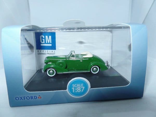 Oxford 87BS36004 BS36004 1/87 HO Scale Buick Convertible Coupe 1936 Balmoral Green