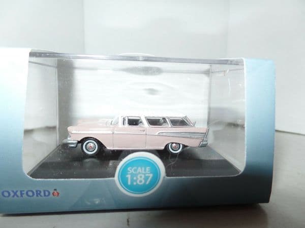 Oxford 87CN57001 CN57001 1/87 HO Scale Chevrolet Nomad 1957 Dusk Pearl Imperial Ivory