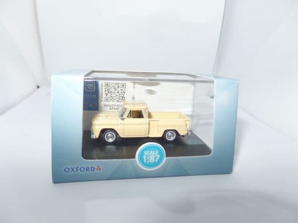 Oxford 87CP65007 CP65007 1/87 HO Scale Chevrolet Stepside Pick Up 1965 Yellow