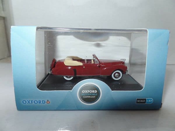 Oxford 87LC41001 LC41001 1/87 HO Scale Lincoln Continental 1941 Maroon