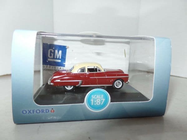Oxford 87OR50001 OR50001 1/87 HO Oldsmobile Rocket 88 50 Chariot Red Cream