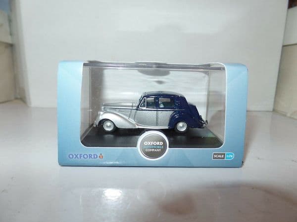 Oxford BN6004 43BN6004 1/43 O Scale Bentley MK VI 6 Midnight Blue Shell Grey MIMB