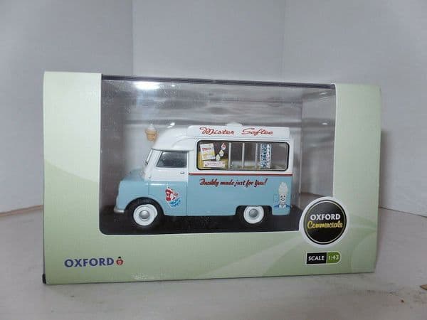 Oxford CA021 1/43 O Scale Bedford CA Ice Cream Cone Van Mr Softee MIMB