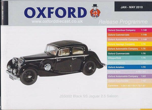 Oxford Diecast Catalogue 2010 January 2010 - May 2010 SS100