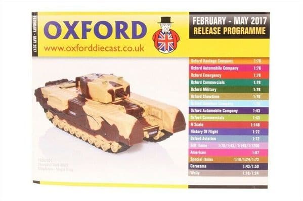 Oxford Diecast Catalogue 2017 February 2017 - May 2017 Tank