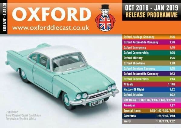 Oxford Diecast Catalogue 2018 October 2018 - Jan 2019 FCC001