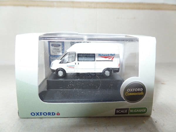 Oxford NFT005 N Gauge 1/148 Scale Ford Transit LWB Van Network Rail