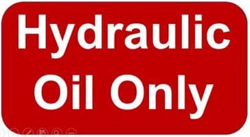 Nano SP Hydraulic Oil, Quantity 5 Labels