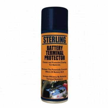 Battery Terminals Cleaner and Protector Aerosol Spray, Sterling  400ml