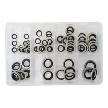 Bonded Seal Washers (Dowty Washers) Metric, Assorted Box (90)
