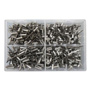 Closed End Rivets, Assorted Box (400)
