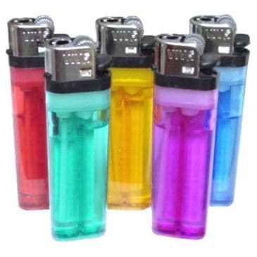 Disposable Gas Lighters, Pack Of 5