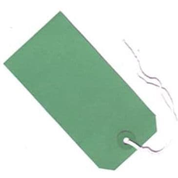 Label Tags Green, Pack Of 100