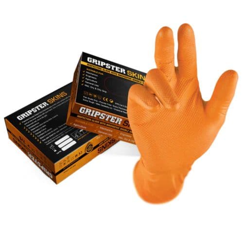 Orange Grippax Gloves