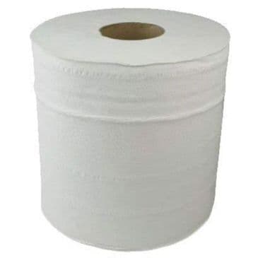 Paper Wipes Roll White 2 Ply