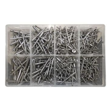 Stainless Steel Rivets, Assorted Box (500)
