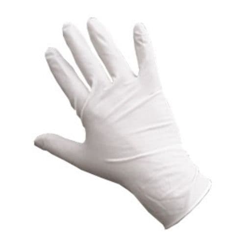 White Powder Free Latex Gloves