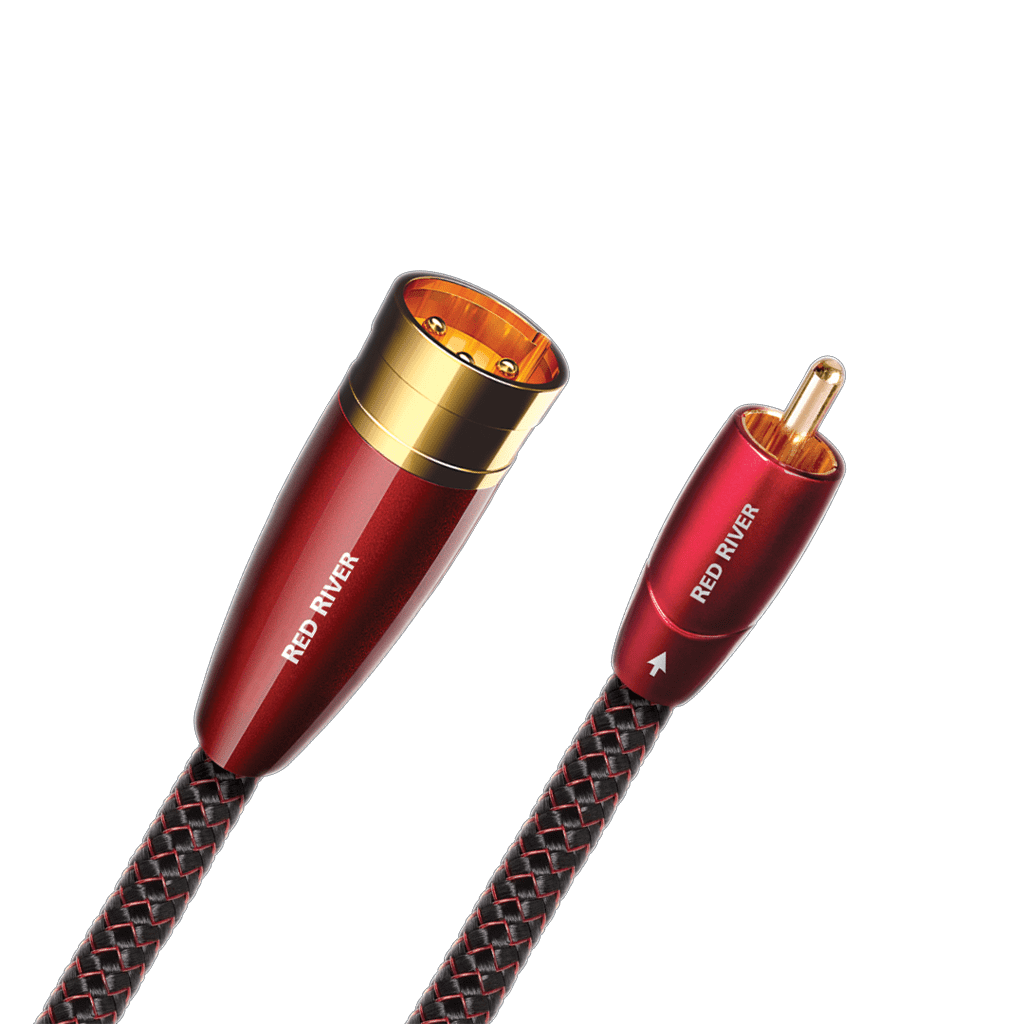 3-pin XLR , 0.5m, Black Black AudioQuest 0.5m Red River XLR Audio Cable 0.5m XLR Audio Cables 3-pin 3-pin XLR