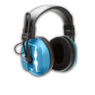 Dekoni Audio Blue Headphones