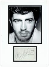 Alan Bates Autograph Signed Display