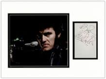 Alvin Stardust Autograph Signed Display