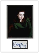 Alyson Hannigan Autograph Signed Display - Willow