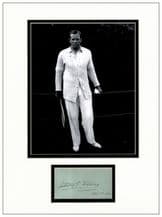 Anthony Wilding Autograph Signed Display - Wimbledon