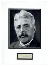 Arnold Bennett Autograph Signed Display