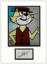 Arnold Stang Autograph Signed Display - Top Cat