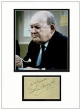Arthur Brough Autograph Signed Display - Are You Being Served?