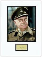 Arthur Lowe Autograph Signed Display - Dad's Army