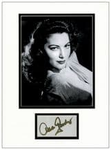 Ava Gardner Autograph Signed