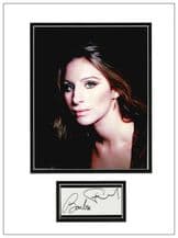 Barbra Streisand Autograph Signed Display