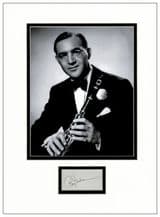 Benny Goodman Autograph Display