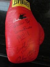 Boxing Greats Signed Boxing Glove - Moore, Pep, Basilio +