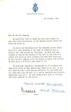 Charles and Diana Typed Letter Signed - Royal Wedding