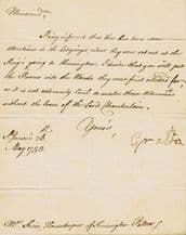 Charles FitzRoy Letter Signed - Duke of Grafton