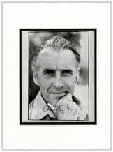 Christopher Lee Autograph Signed Photo