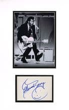 Chuck Berry Autograph Signed Display