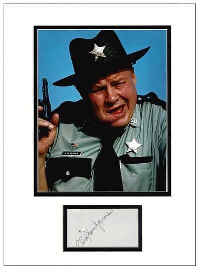 Clifton James Autograph Display  - Live and Let Die