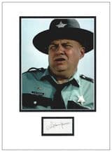 Clifton James Autograph Signed Display  - Live and Let Die